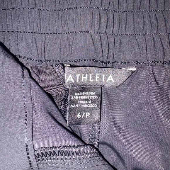 Athleta NWT Pinnacle Trouser Black Wide Leg Pants - Picture 4 of 4
